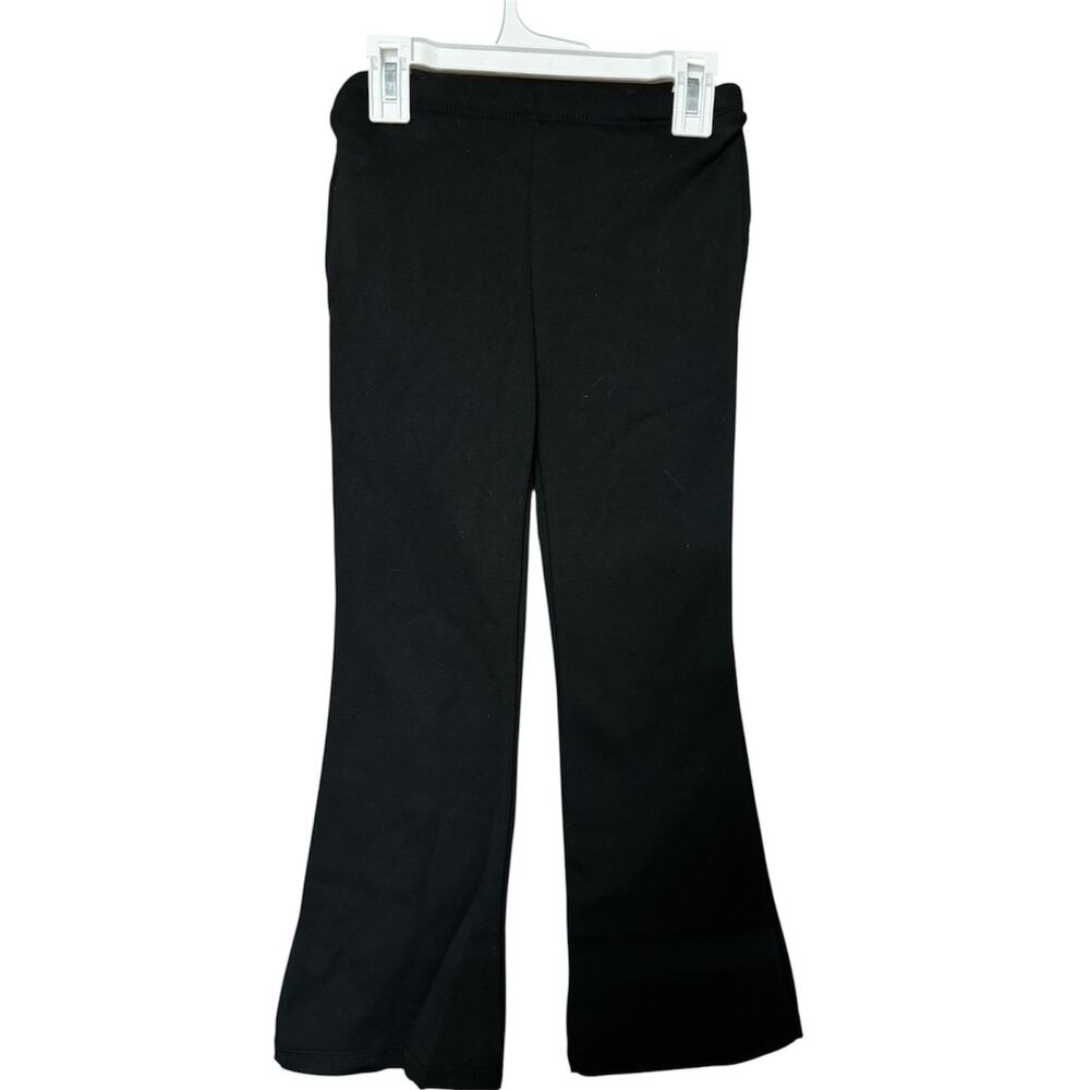 Art Class Girls Black Flared Pants Small (6-7) Pull-On Drawstring Sweatpants NWT